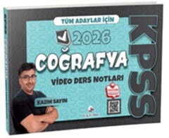 2026 Tüm Adaylar İçin KPSS Coğrafya Video Ders Notları Dizgi Kitap