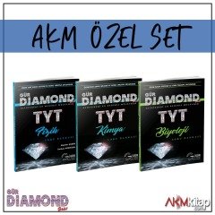 Gür Yayınları TYT Fizik Kimya Biyoloji Dıamond Soru Bankası Seti 3 Kitap