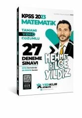 2023 KPSS Atölye Serisi Matematik Tamamı Video Çözümlü 27 Deneme Sınavı Yediiklim Yayınları