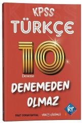 KPSS Türkçe Denemeden Olmaz 10 Deneme KR Akademi