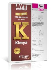 AYT Kimya Çek Kopar Yaprak Test Sınav Yayınları
