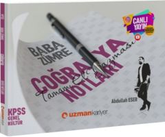 KPSS Coğrafya Baba Zümre Canlı Ders Notları Uzman Kariyer