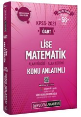 2021 KPSS ÖABT Lise Matematik Video Destekli Konu Anlatımlı Set Pegem Yayınları