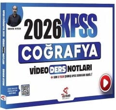 2026 KPSS Coğrafya Video Ders Notları Tekrar Akademi