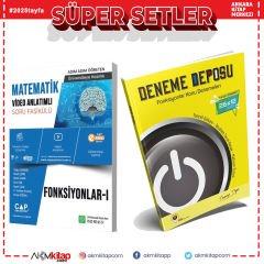 Çap Yayınları Fonksiyonlar 1 ve Deneme Deposu Deneme Seti 2 Kitap