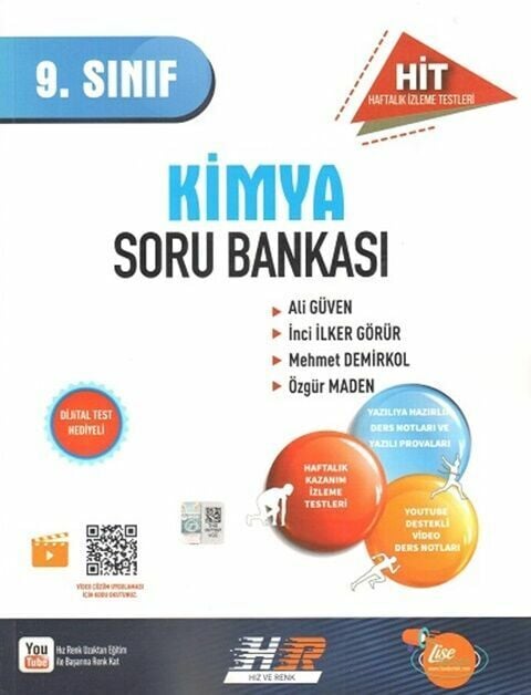 9. Sınıf Kimya HİT Soru Bankası Hız ve Renk
