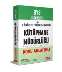2023 GYS Kültür ve Turizm Bakanlığı Kütüphane Müdürlüğü Hazırlık Kitabı Data Yayınları
