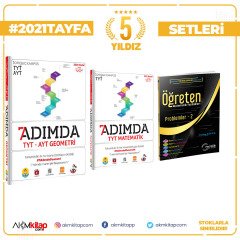 Tonguç Akademi TYT 7 Adımda Matematik Geometri ve Gür Yayınları Problemler 2 Seti 3 Kitap