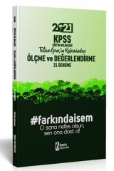 2021 KPSS Eğitim Bilimleri Ölçme ve Değerlendirme 21 Deneme İsem Yayıncılık