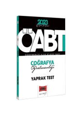 2023 KPSS ÖABT Coğrafya Öğretmenliği Çek Kopart Yaprak Test Yargı Yayınları
