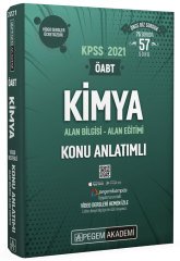 2021 KPSS ÖABT Kimya Video Destekli Konu Anlatımlı Pegem Yayınları