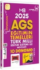 2025 MEB AGS Eğitimin Temelleri Türk Milli Eğitim Sistemi ile Mevzuatı 10 Deneme Yargı Yayınları