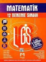 8. Sınıf LGS Matematik 12 li Deneme Sınavı Mozaik Yayınları