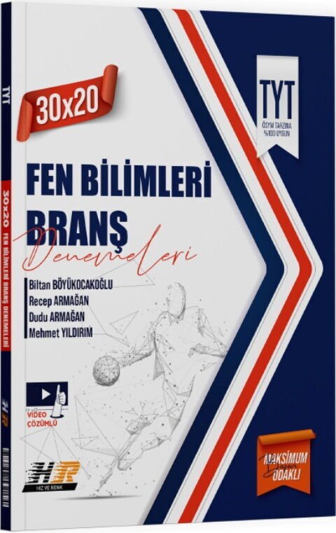 TYT Fen Bilimleri 30 x 20 Denemeleri Hız ve Renk Yayınları