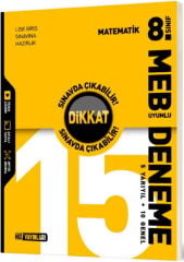 8. Sınıf Matematik 15 Deneme Hız Yayınları