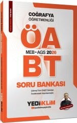 2026 MEB AGS ÖABT Coğrafya Öğretmenliği Tamamı Çözümlü Soru Bankası Yediiklim