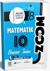 8. Sınıf Matematik 1. Dönem 10 lu Zoom Serisi Deneme Sınavı Günay Yayınları