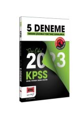 2023 KPSS Genel Kültür Genel Yetenek Tamamı Çözümlü Son Çıkış 5 Deneme Sınavı Yargı Yayınları