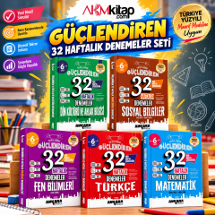 Ankara Yayıncılık 6.Sınıf Güçlendiren 32 Haftalık Deneme Seti 5 Kitap