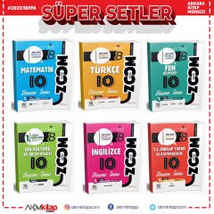 Günay Yayınları 8.Sınıf 1.Dönem Deneme Seti 6 Kitap