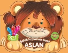 Şekilli Hayvanlar Serisi Aslan Parıltı Yayınları