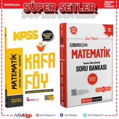 Hoca Kafası KPSS Matematik Konu Anlatımlı Kafa Föy ve Pegem Soru Bankası Seti 2 Kitap