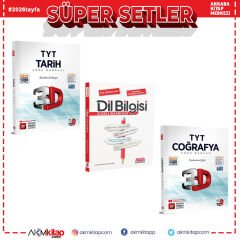 3D Yayınları TYT Coğrafya ve Tarih ile AKM Dil Bilgisi Soru Bankası Seti 3 Kitap
