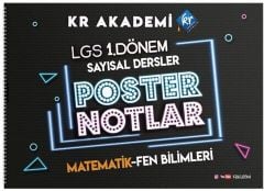 8. Sınıf LGS 1. Dönem Sayısal Bölüm Poster Notlar KR Akademi