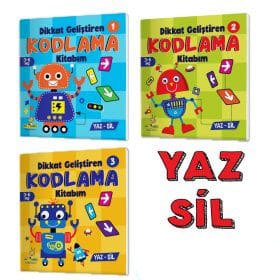 Dikkat Geliştiren Kodlama Kitabım Yükselen Zeka Yayınları