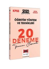 2023 KPSS Eğitim Bilimleri Öğretim Yöntem ve Teknikleri (ÖYT) Tamamı Çözümlü 20 Deneme Yargı Yayınları