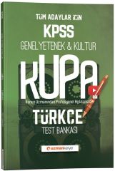 KPSS Genel Yetenek Genel Kültür Kupa Türkçe Test Bankası Uzman Kariyer