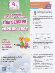 4.Sınıf Tüm Dersler Çek Kopart Yaprak Test Bulut Eğitim Kültür Yayınları