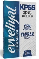 KPSS Coğrafya Evveliyat Çek Kopart Yaprak Test İsem Yayınları