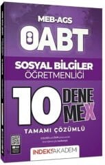 ÖABT MEB AGS Sosyal Bilgiler Öğretmenliği 10 DenemeX İndeks Akademi