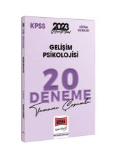 2023 KPSS Eğitim Bilimleri Gelişim Psikolojisi Tamamı Çözümlü 20 Deneme Yargı Yayınları