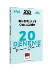 2023 KPSS Eğitim Bilimleri Rehberlik ve Özel Eğitim Tamamı Çözümlü 20 Deneme Yargı Yayınları