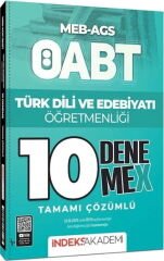 MEB AGS ÖABT Türk Dili ve Edebiyatı Öğretmenliği 10 DenemeX İndeks Akademi