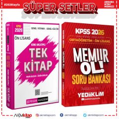 Pegem Önlisans Konu Anlatım ve Yediiklim Memur Ol Soru Bankası Seti 2 Kitap