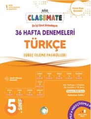 5. Sınıf Türkçe Classmate 36 Hafta Denemeleri Okyanus Yayınları
