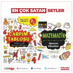 İş Bankası Yayınları Çarpım Tablosu ve Eğlenceli Etkinlikler 2 Kitap Set
