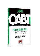 2023 KPSS ÖABT Fen Bilimleri Öğretmenliği Çek Kopart Yaprak Test Yargı Yayınları