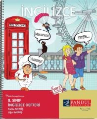8. Sınıf İngilizce Defteri Pandül Yayınları