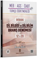 ÖABT MEB AGS Türkçe Dizge Dil Bilgisi ve Dil Bilim 12x20 Branş Denemeleri Türkçe ÖABTDEYİZ