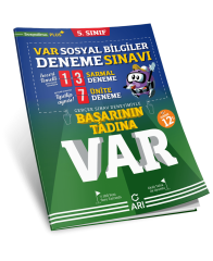5. Sınıf Sosyal Bilgiler Var Deneme Sınavı Arı Yayıncılık