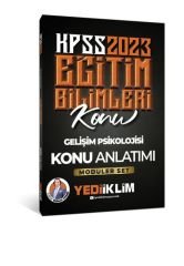 2023 KPSS Eğitim Bilimleri Gelişim Psikolojisi Konu Anlatımı  (Modüler Set İçerisindeki) Yediiklim Yayınları