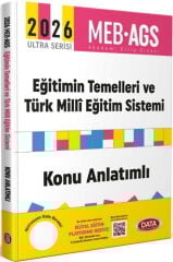 2026 MEB AGS Eğitimin Temelleri Türk Milli Eğitim Sistemi Konu Anlatımlı Data Yayınları