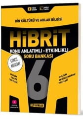 6. Sınıf Din Kültürü ve Ahlak Bilgisi HİBRİT Konu Anlatımlı Etkinlikli Soru Bankası Hız Yayınları