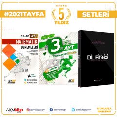 Hız ve Renk AYT Matematik ile Süper Eşit Ağırlık 3 Deneme ile Marka Dil Bilgisi Soru Bankası Seti 3 Kitap