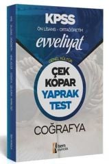 KPSS Ön Lisans Ortaöğretim Coğrafya Evveliyat Çek Kopar Yaprak Test İsem Yayınları