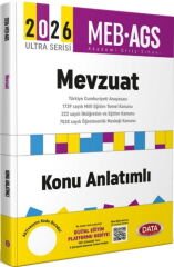 2026 MEB AGS Mevzuat Konu Anlatımlı Data Yayınları